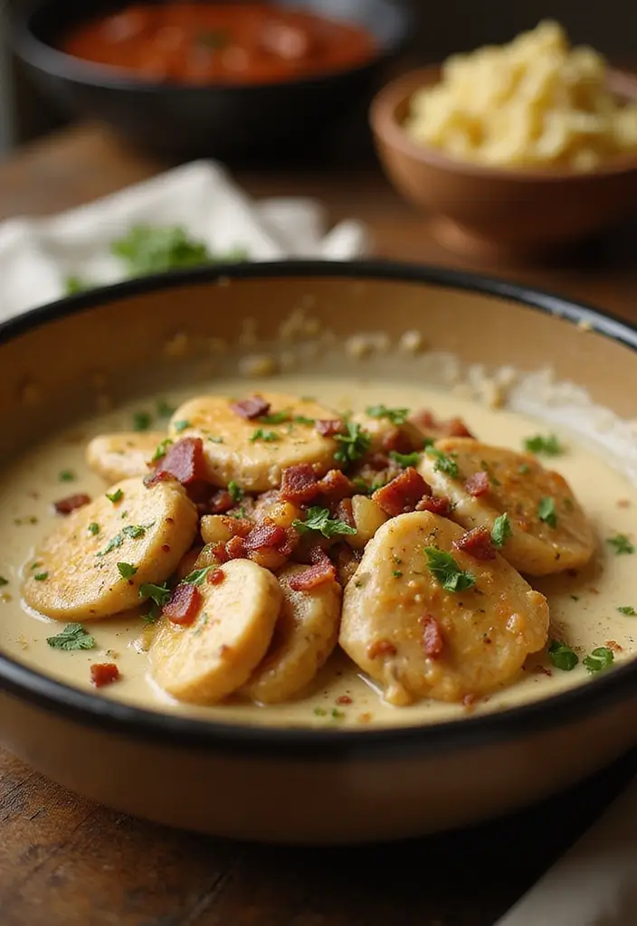 30 Creamy Garlic Butter Chicken Recipes That Are Rich & Irresistible 24 30 Creamy Garlic Butter Chicken Recipes That Are Rich & Irresistible - 23. Creamy Garlic Butter Chicken and Bacon