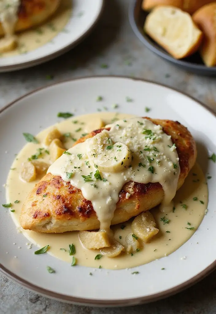 30 Creamy Garlic Butter Chicken Recipes That Are Rich & Irresistible 4 30 Creamy Garlic Butter Chicken Recipes That Are Rich & Irresistible - 3. Creamy Garlic Parmesan Chicken