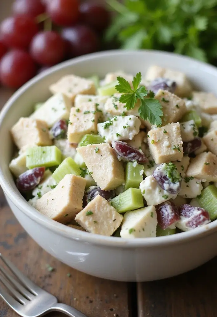 30 Healthy Chicken Salad with Greek Yogurt Recipes That Feel Creamy 2 30 Healthy Chicken Salad with Greek Yogurt Recipes That Feel Creamy - 1. Classic Greek Yogurt Chicken Salad