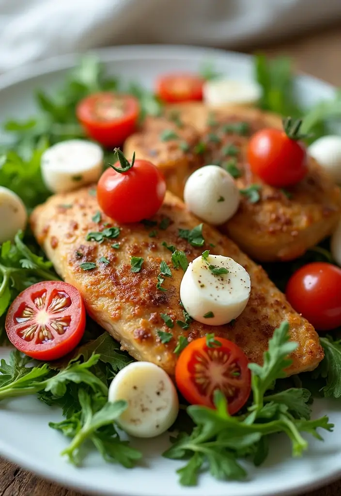 30 Healthy Chicken Salad with Greek Yogurt Recipes That Feel Creamy 19 30 Healthy Chicken Salad with Greek Yogurt Recipes That Feel Creamy - 18. Caprese Chicken Salad