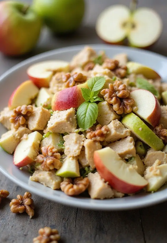 30 Healthy Chicken Salad with Greek Yogurt Recipes That Feel Creamy 20 30 Healthy Chicken Salad with Greek Yogurt Recipes That Feel Creamy - 19. Apple Walnut Chicken Salad