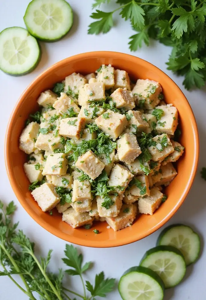 30 Healthy Chicken Salad with Greek Yogurt Recipes That Feel Creamy 31 30 Healthy Chicken Salad with Greek Yogurt Recipes That Feel Creamy - 30. Savory Herb Chicken Salad