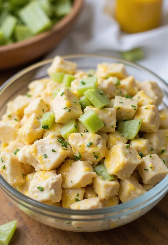 30 Healthy Chicken Salad with Greek Yogurt Recipes That Feel Creamy 10 30 Healthy Chicken Salad with Greek Yogurt Recipes That Feel Creamy - 9. Honey Mustard Chicken Salad
