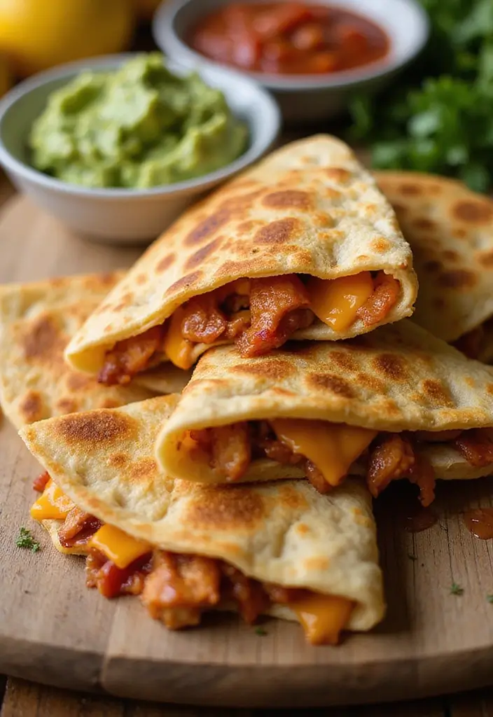 30 Leftover BBQ Chicken Recipes That Reinvent Dinner 2 30 Leftover BBQ Chicken Recipes That Reinvent Dinner - 1. BBQ Chicken Quesadillas