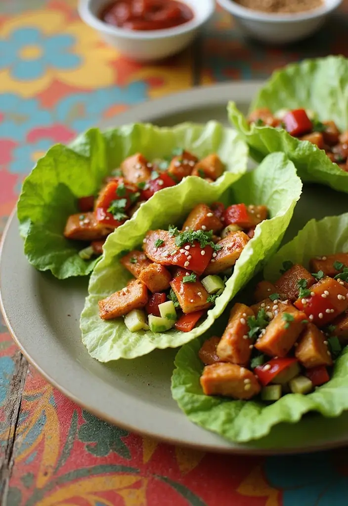 30 Leftover BBQ Chicken Recipes That Reinvent Dinner 17 30 Leftover BBQ Chicken Recipes That Reinvent Dinner - 16. BBQ Chicken Lettuce Wraps