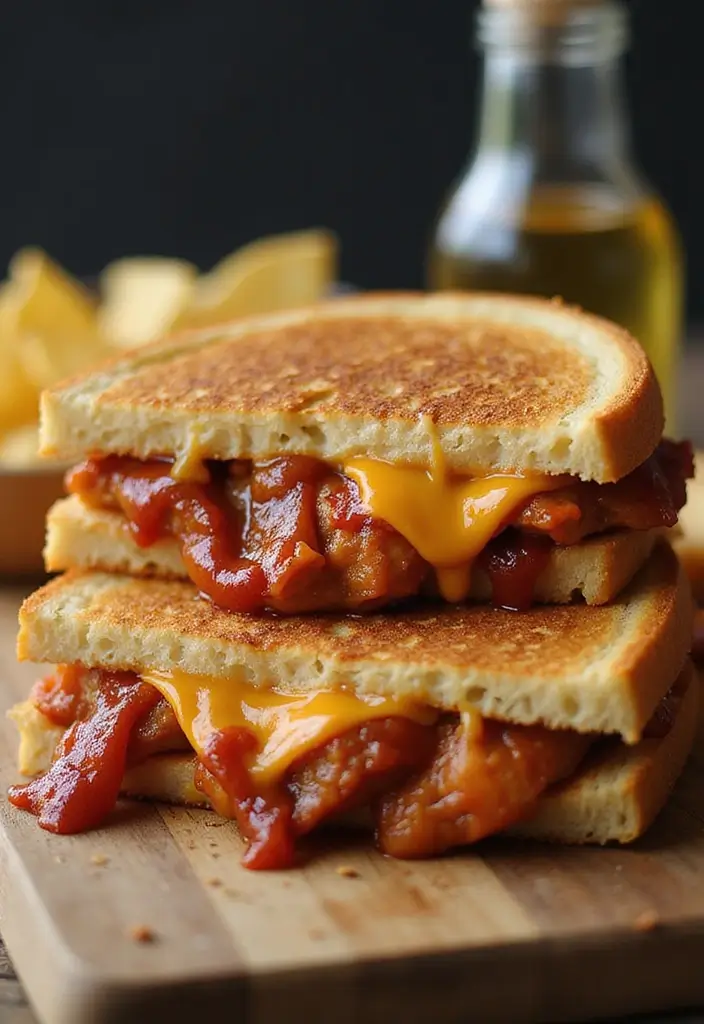 30 Leftover BBQ Chicken Recipes That Reinvent Dinner 20 30 Leftover BBQ Chicken Recipes That Reinvent Dinner - 19. BBQ Chicken Grilled Cheese