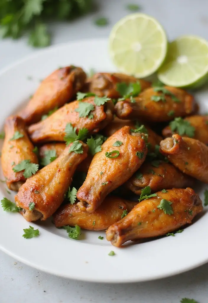 30 Recipes for Chicken Wings That Are Crispy & Crowd-Pleasers - 12. Cilantro Lime Wings