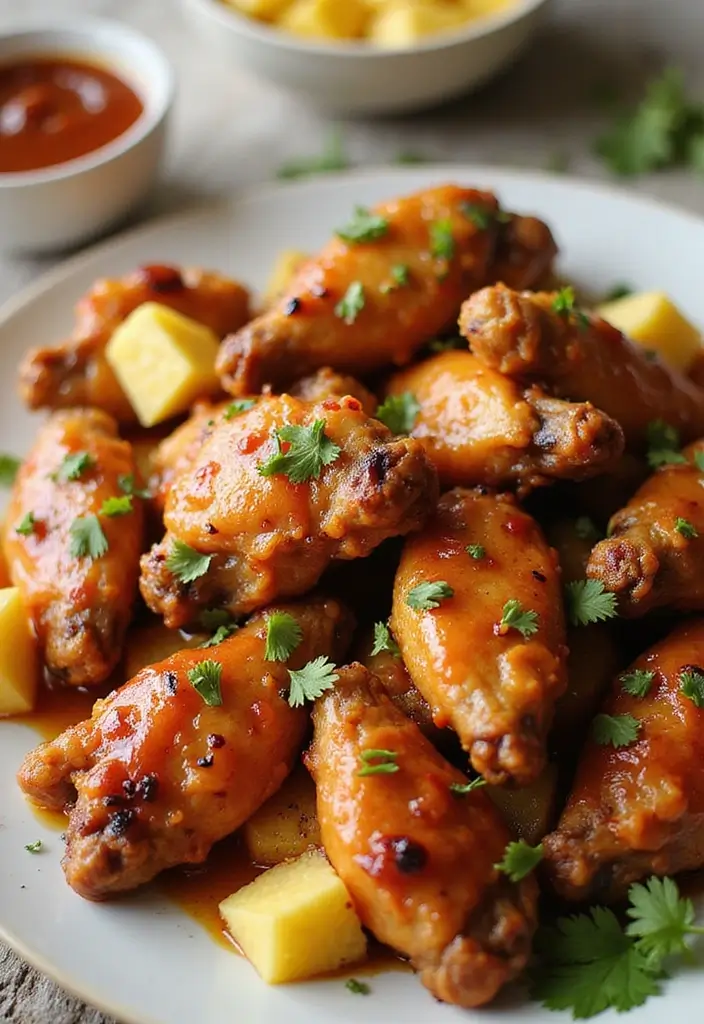 30 Recipes for Chicken Wings That Are Crispy & Crowd-Pleasers - 15. Teriyaki Pineapple Wings