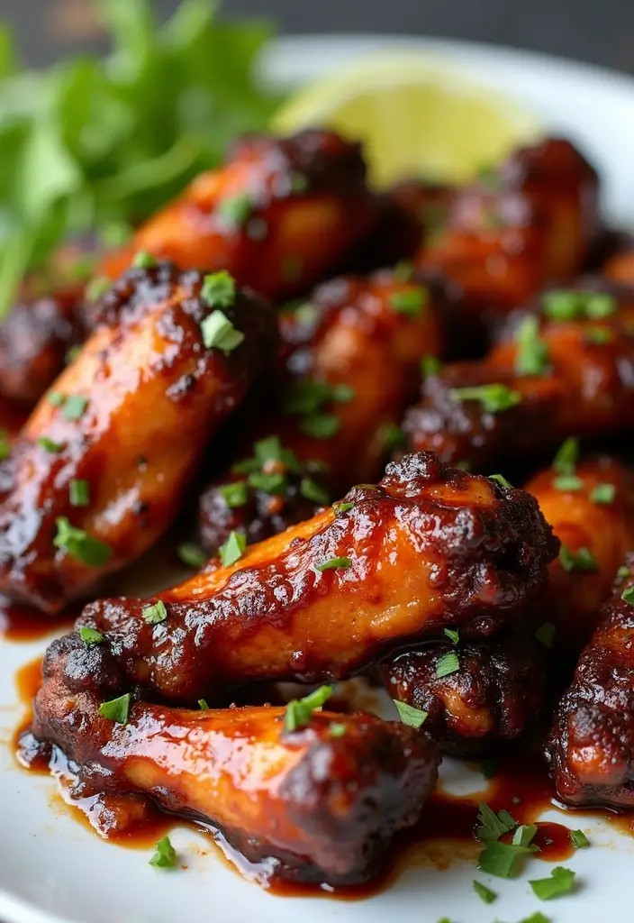30 Recipes for Chicken Wings That Are Crispy & Crowd-Pleasers - 17. Balsamic Glazed Chicken Wings