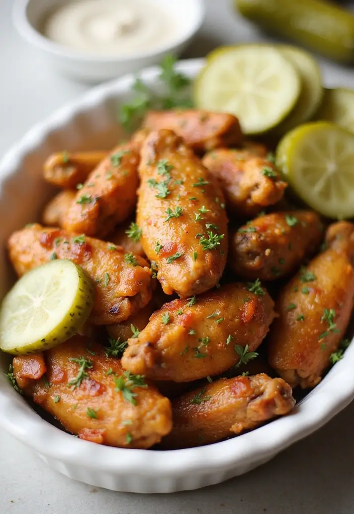 30 Recipes for Chicken Wings That Are Crispy & Crowd-Pleasers - 23. Dill Pickle Wings
