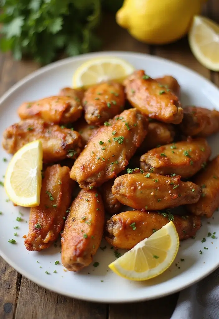 30 Recipes for Chicken Wings That Are Crispy & Crowd-Pleasers - 3. Lemon Pepper Chicken Wings