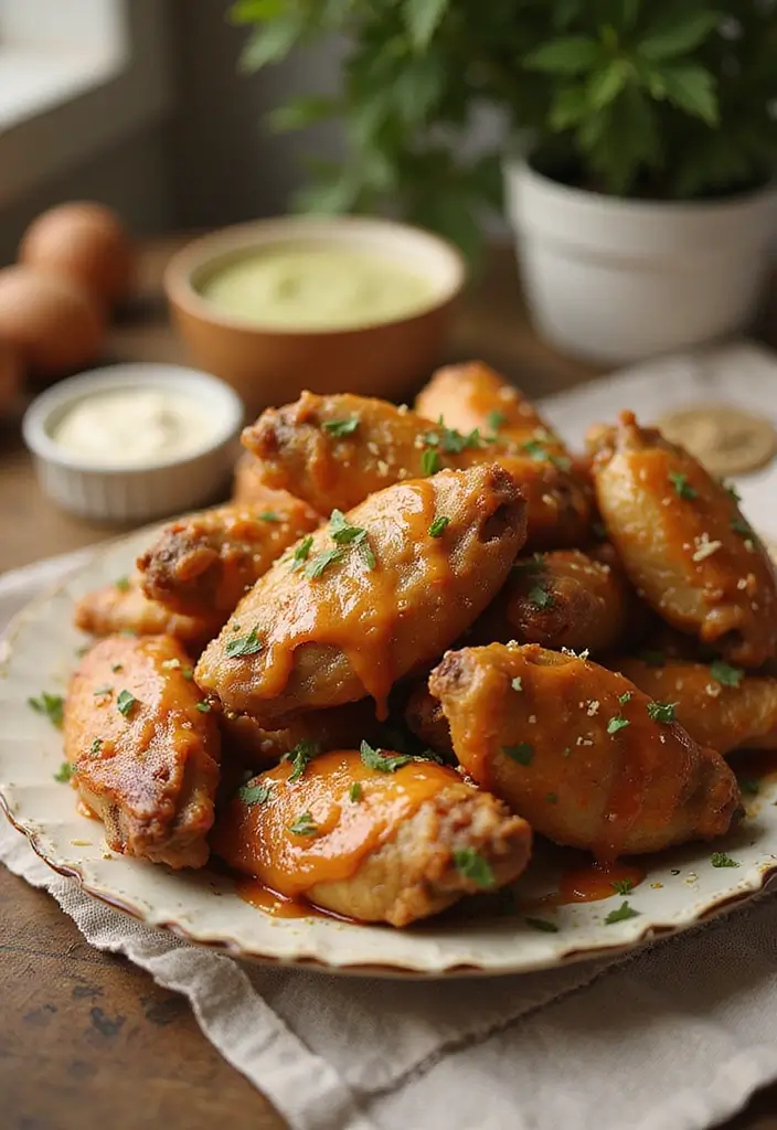 30 Recipes for Chicken Wings That Are Crispy & Crowd-Pleasers - 5. Garlic Parmesan Chicken Wings