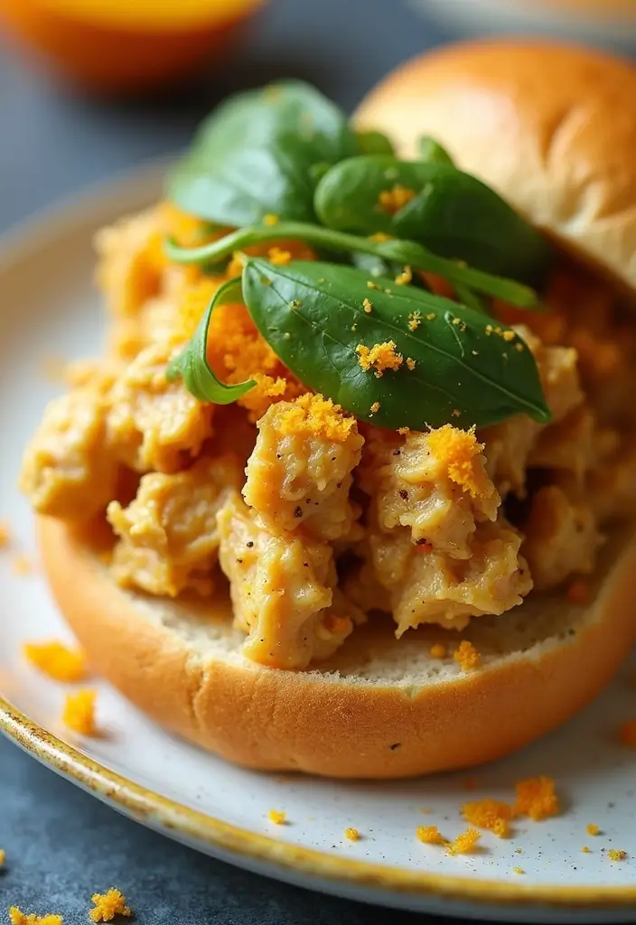 30 Slow Cooker Pulled Chicken Recipes That Are Great for Sandwiches 22 30 Slow Cooker Pulled Chicken Recipes That Are Great for Sandwiches - 21. Orange Ginger Pulled Chicken