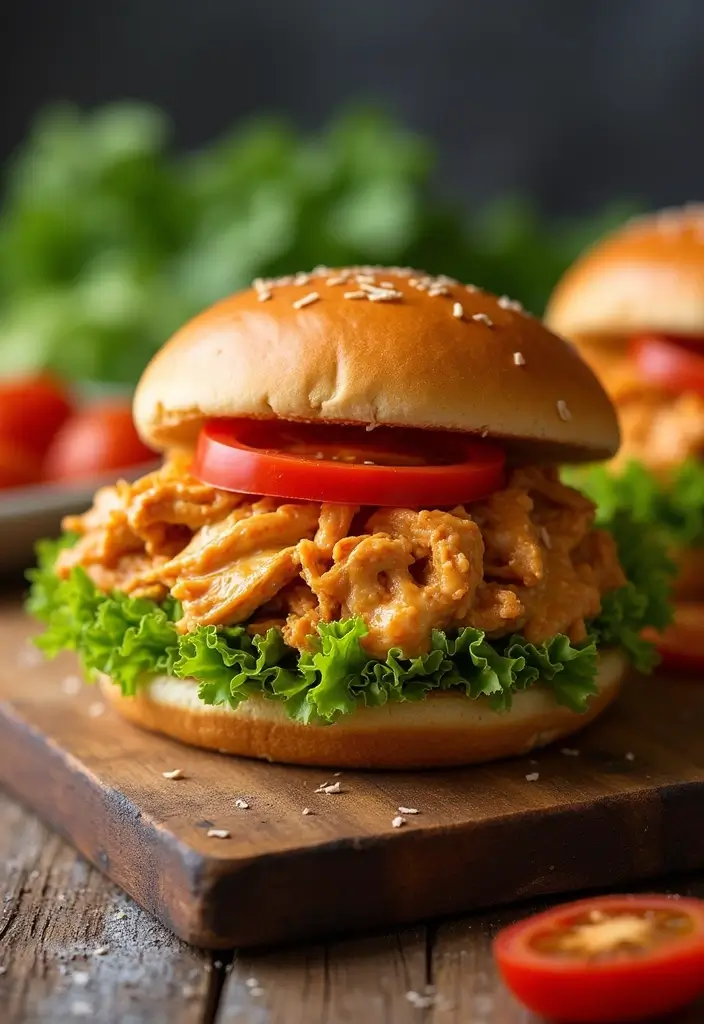 30 Slow Cooker Pulled Chicken Recipes That Are Great for Sandwiches 25 30 Slow Cooker Pulled Chicken Recipes That Are Great for Sandwiches - 24. Zesty Ranch Pulled Chicken