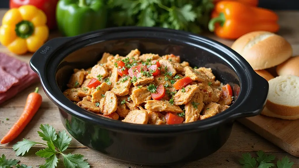 30 Slow Cooker Pulled Chicken Recipes That Are Great for Sandwiches 4 30 Slow Cooker Pulled Chicken Recipes That Are Great for Sandwiches