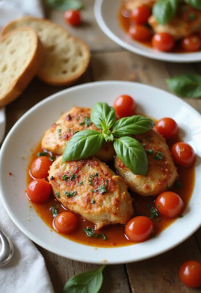 30 Sous Vide Chicken Thighs Recipes That Are Perfectly Tender 21 30 Sous Vide Chicken Thighs Recipes That Are Perfectly Tender - 20. Tomato Basil Chicken Thighs