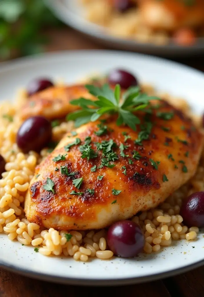 30 Spanish Chicken and Rice Recipes That Are Bold & Aromatic - 16. Spanish Chicken and Rice with Olives