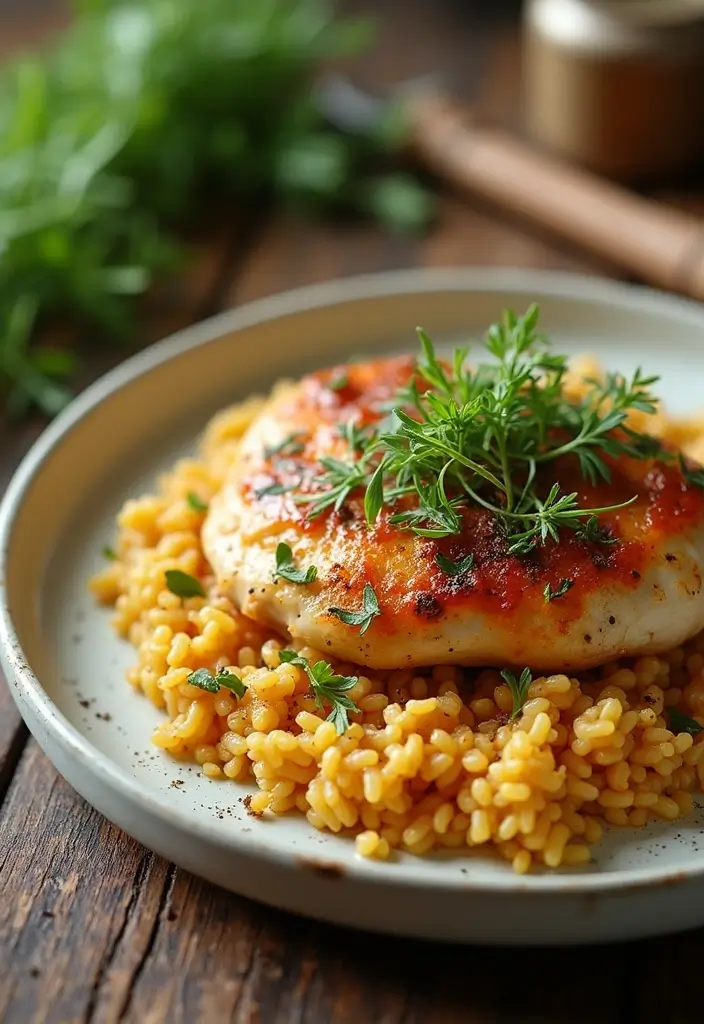 30 Spanish Chicken and Rice Recipes That Are Bold & Aromatic - 30. Spanish Chicken and Rice with Fennel