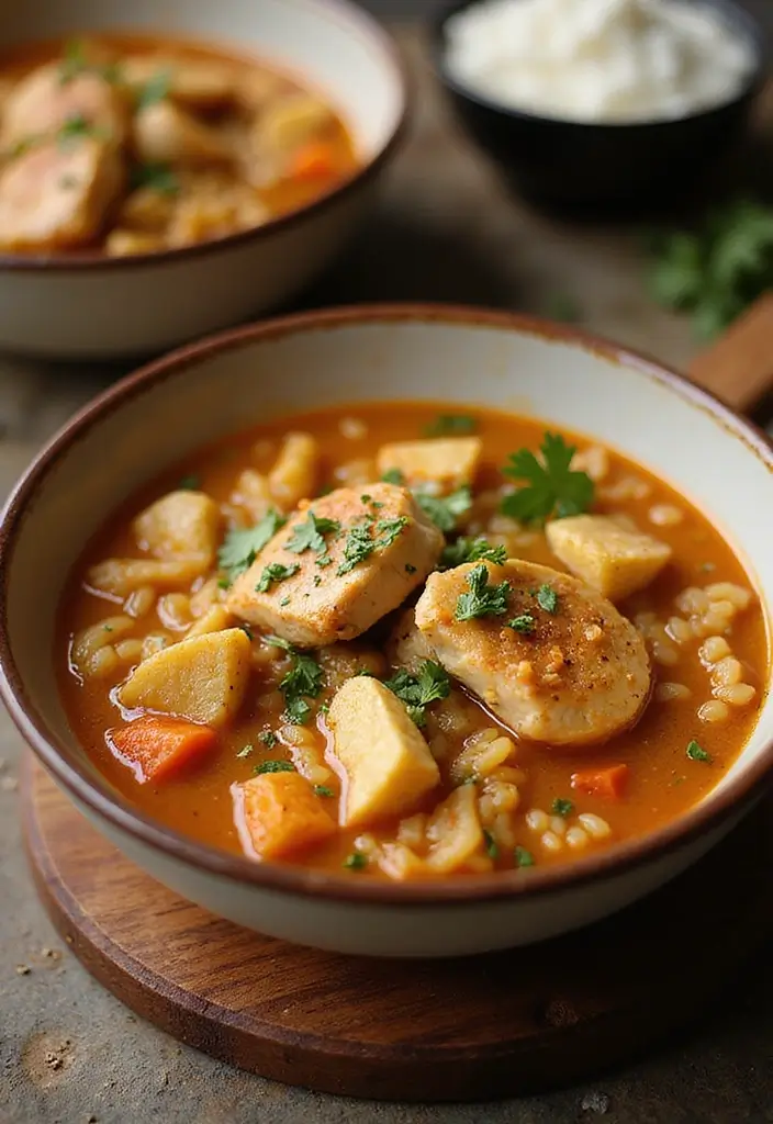 30 Spanish Chicken and Rice Recipes That Are Bold & Aromatic - 8. Spanish Chicken and Rice Soup