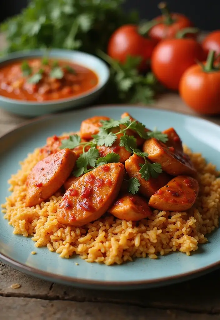 30 Spanish Chicken and Rice Recipes That Are Bold & Aromatic - 9. Spicy Spanish Chicken and Rice