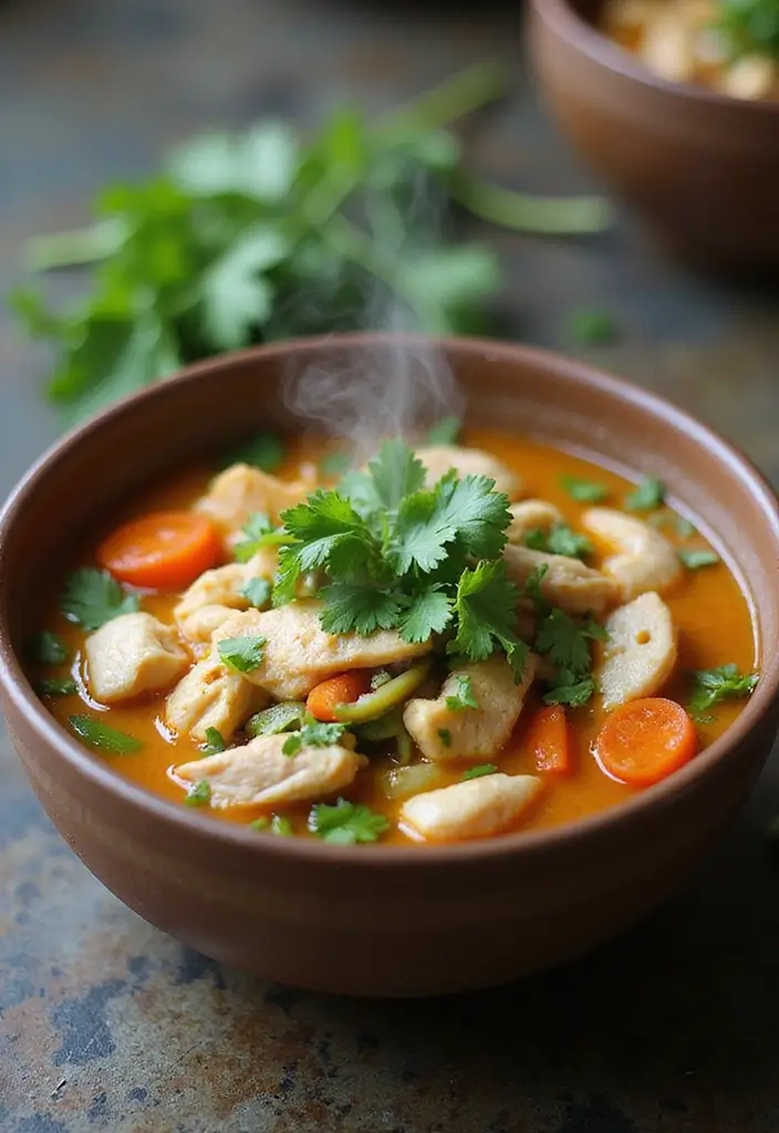 30 Whole30 Chicken Recipes That Are Clean & Flavorful 16 30 Whole30 Chicken Recipes That Are Clean & Flavorful - 15. Thai Coconut Chicken Soup