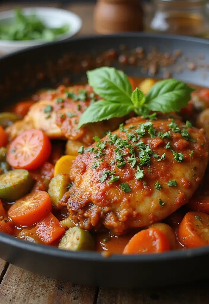 30 Whole30 Chicken Recipes That Are Clean & Flavorful 29 30 Whole30 Chicken Recipes That Are Clean & Flavorful - 28. Chicken Cacciatore