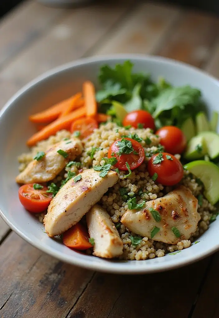 30 Whole30 Chicken Recipes That Are Clean & Flavorful 31 30 Whole30 Chicken Recipes That Are Clean & Flavorful - 30. Chicken and Quinoa Bowl