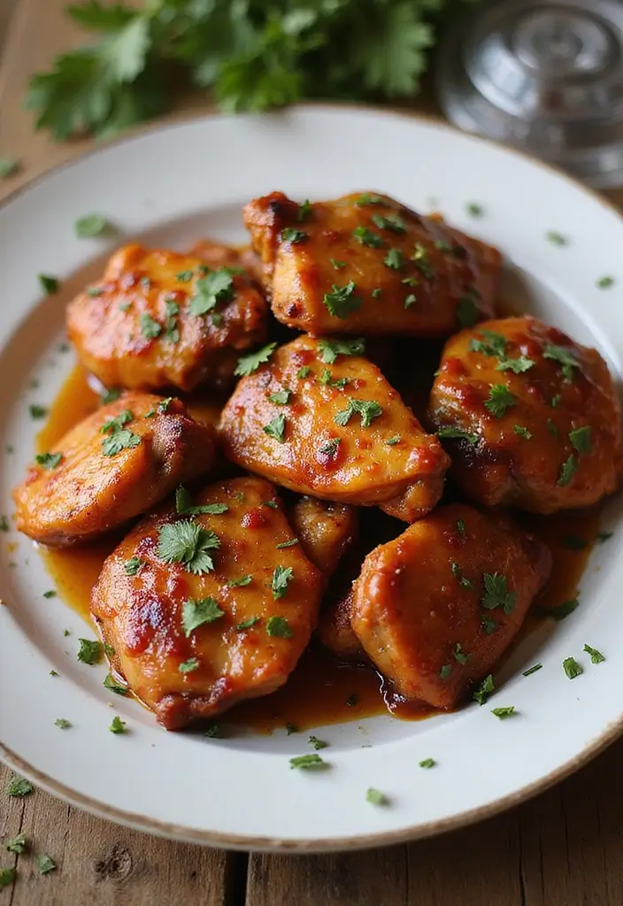 30 Whole30 Chicken Recipes That Are Clean & Flavorful 9 30 Whole30 Chicken Recipes That Are Clean & Flavorful - 8. Sweet and Spicy Chicken Thighs